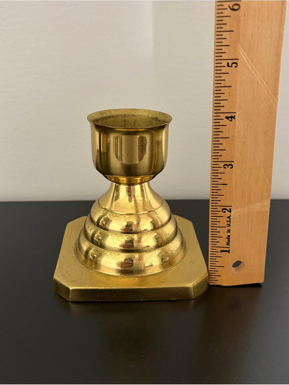 Brass Candlestick Holder - Picture 9 of 9